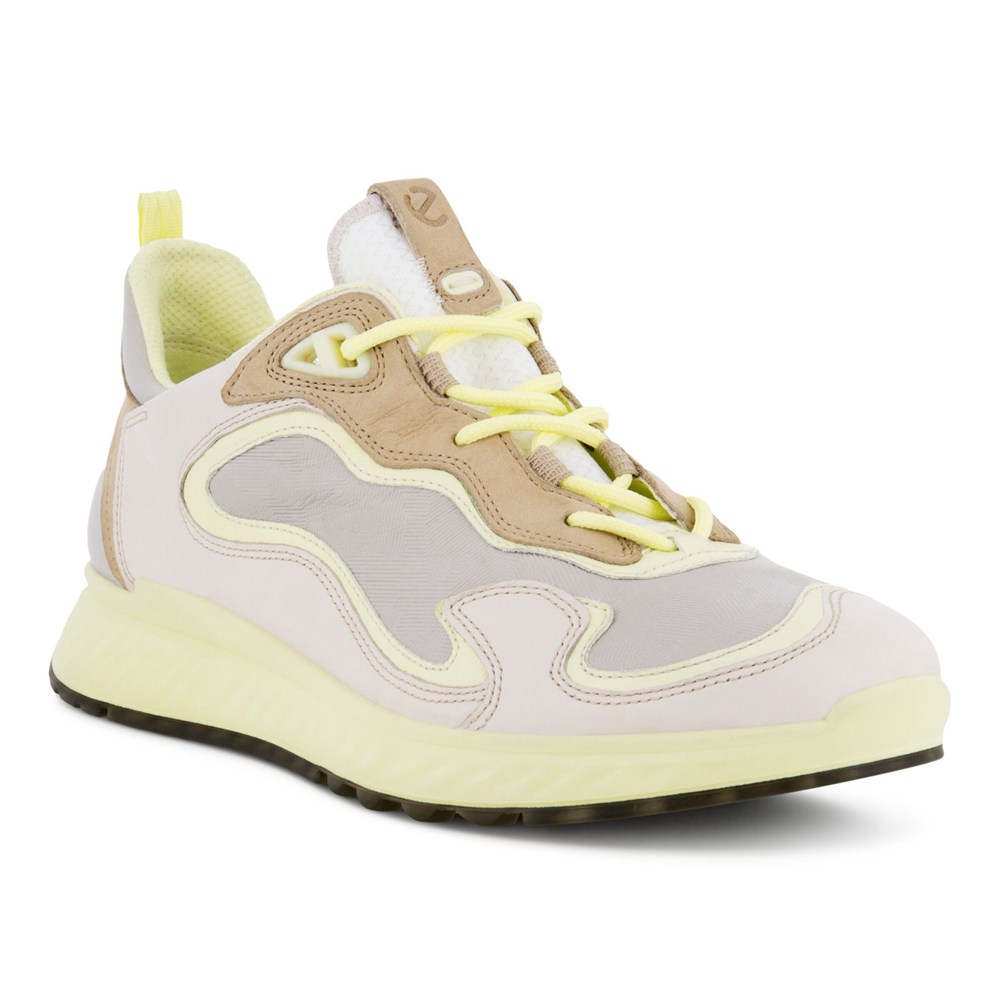 ECCO Womens Sneakers Beige - St.1 Laced - NOA-023947